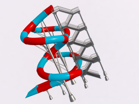 Water Slide Collection 3 Model 3D