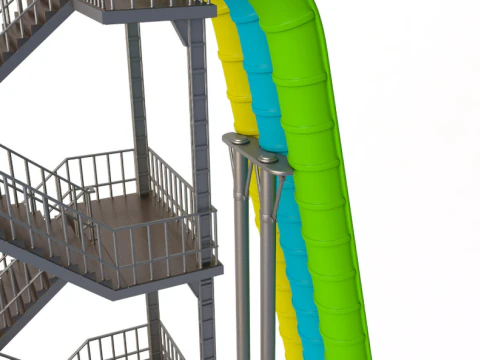 Water Slide Collection 3 3D Model