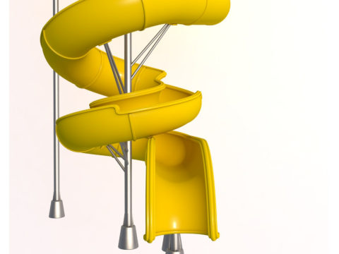 Water Slide Collection 3 Model 3D