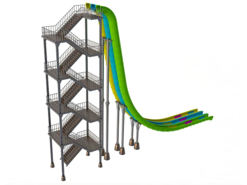 Water Slide Collection 3 3D Model