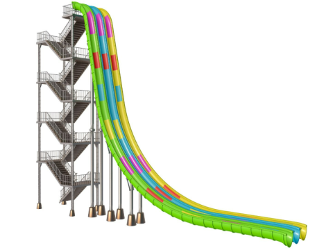 Water Slide Collection 3 Model 3D