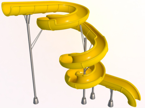 Water Slide Collection 3 Model 3D