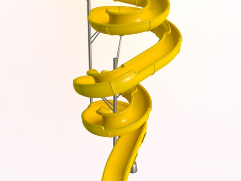 Water Slide Collection 3 Model 3D