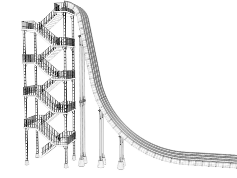 Water Slide Collection 3 Model 3D