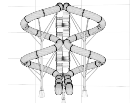 Water Slide Collection 3 Model 3D