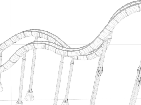 Water Slide Collection 3 Model 3D