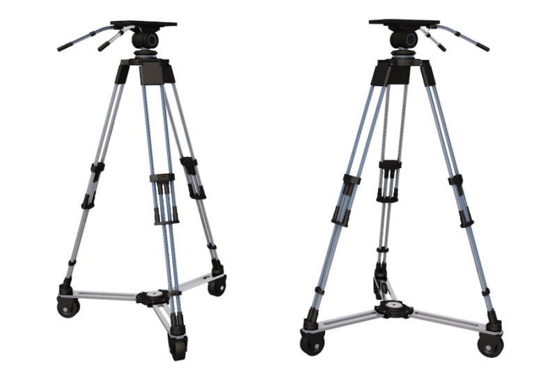 3D TV Studio Camera Pedestal tripod 3D 模型 .c4d .max .obj .3ds .fbx .stl .blend 