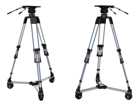 3D 电视演播室摄像机底座三脚架 3D 模型