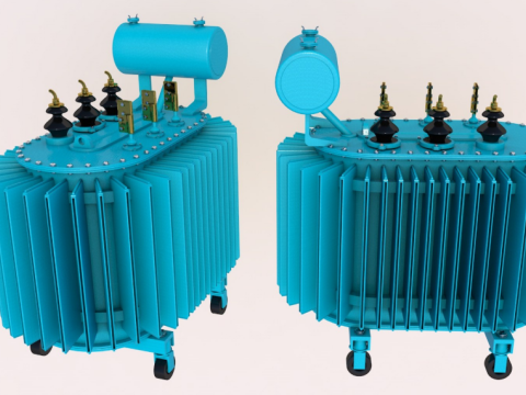 Electrical Transformer2 3D Model
