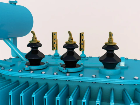 変圧器2 3Dモデル