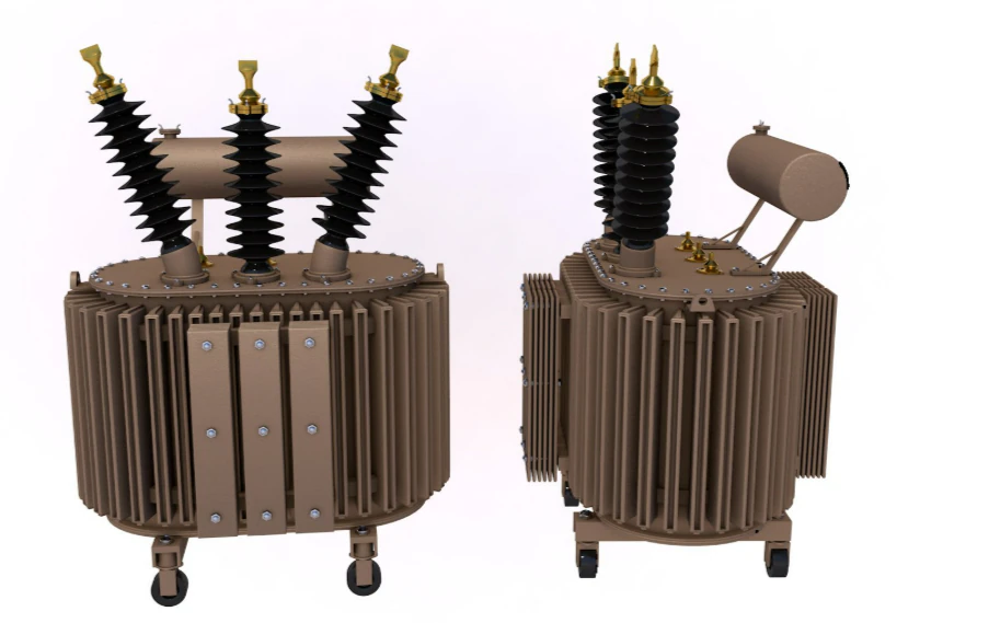 Electrical Transformer200 3D Model .c4d .max .obj .3ds .fbx .stl .blend 