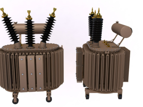 Electrical Transformer200 3D Modell