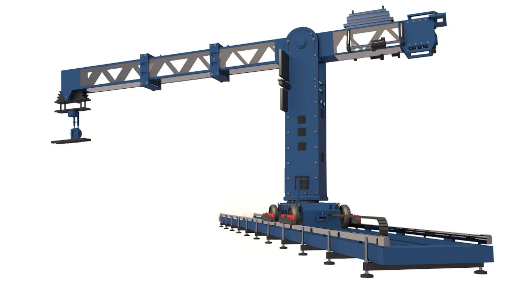 Technodolly Camera Crane 3D Model .c4d .max .obj .3ds .fbx .stl .blend 