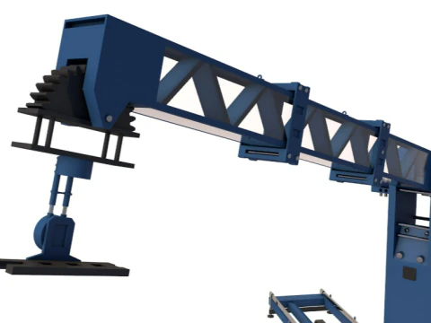 Technodolly Camera Crane 3D Model