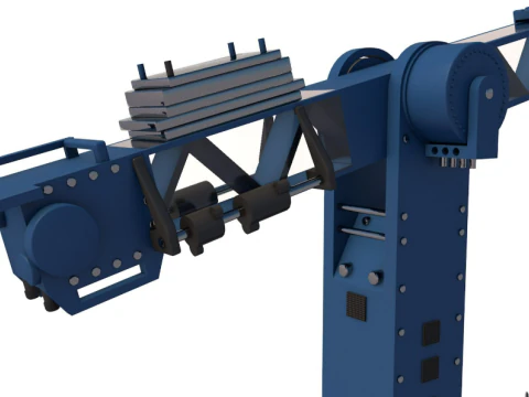 Technodolly Camera Crane 3D Model