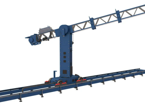 Technodolly Camera Crane 3D Model
