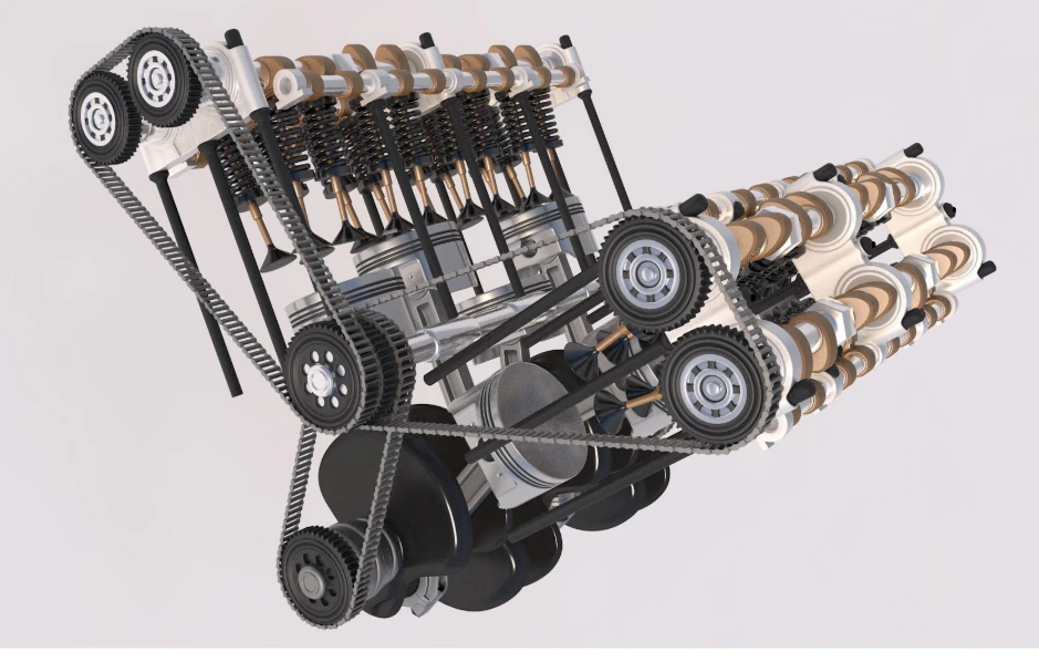 Pistone del motore Modello 3D .c4d .max .obj .3ds .fbx .stl .blend 