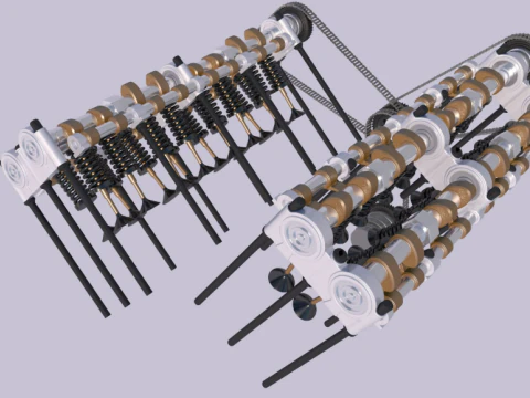 Pistone del motore Modello 3D