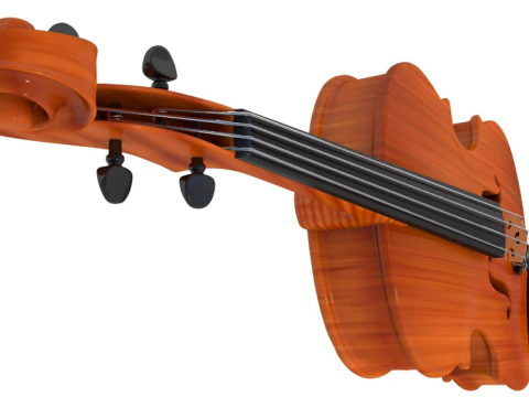 3D Violin model 3D Model