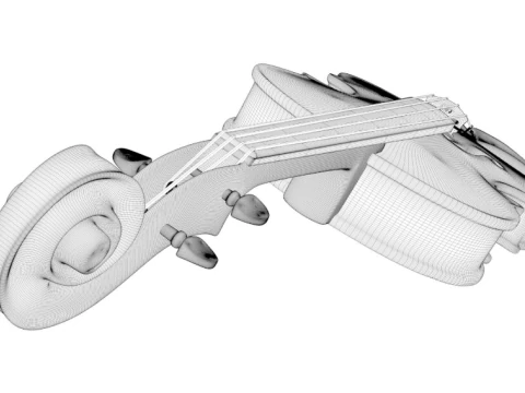 3D Violin model 3D Model