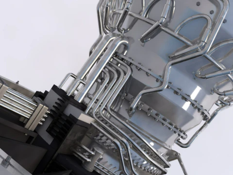 Aircraft Engine 3D Model
