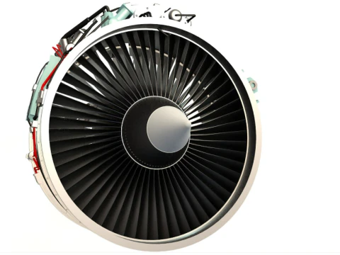 Aircraft Engine 3D Model