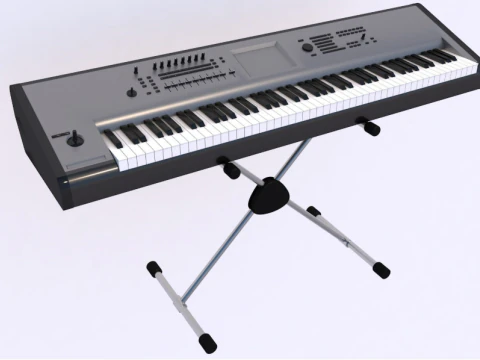 Synth Keyboard Korg 3D Model