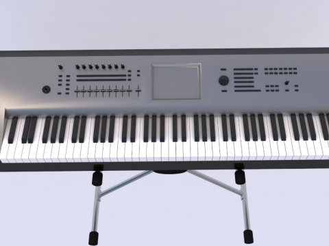 Synth Keyboard Korg 3D Model