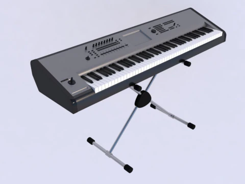 Synth Keyboard Korg 3D Model