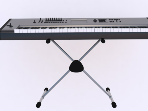 Synth Keyboard Korg 3D Model