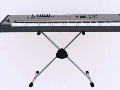 Synth Keyboard Korg 3D Model