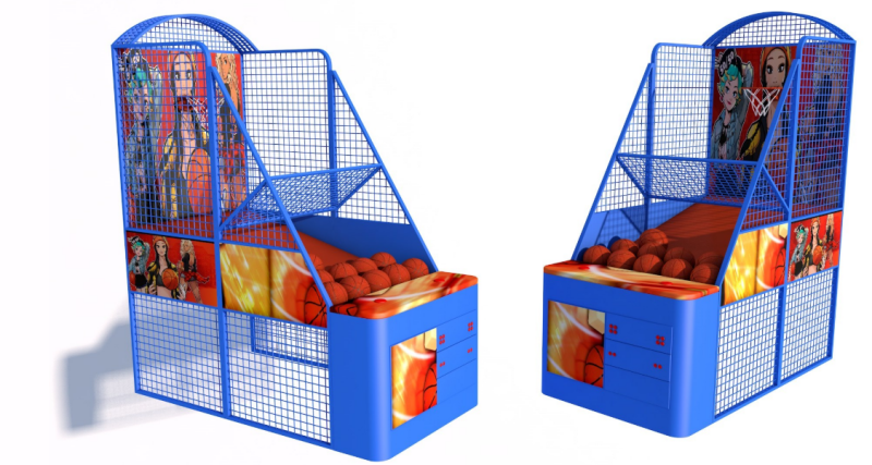 Large Arcade Games Collection 3D Modell .c4d .max .obj .3ds .fbx .stl .blend 