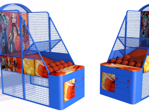 Large Arcade Games Collection 3D Model