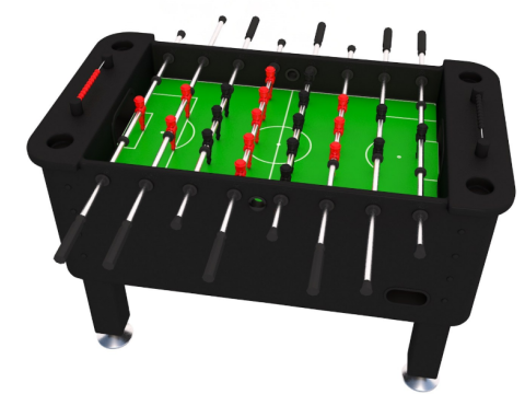 Three Tables Games pinball 3D Model