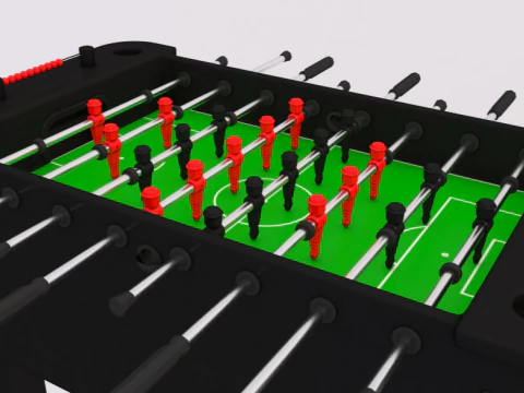 Three Tables Games pinball 3D Model