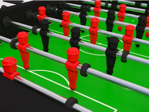 Three Tables Games pinball 3D Model