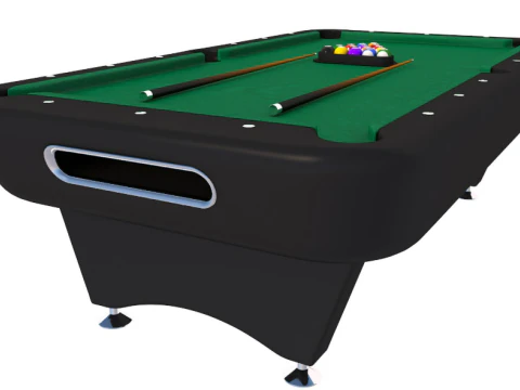 Billiard Table 3D Model