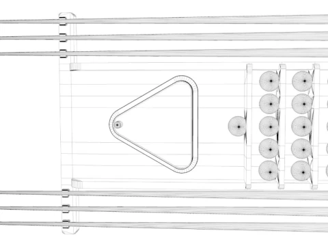 Billiard Table 3D Model