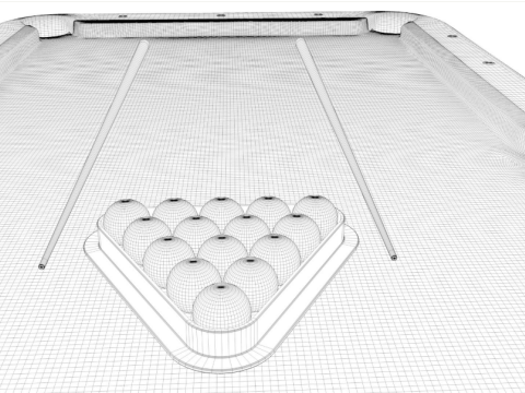 Billiard Table Modello 3D