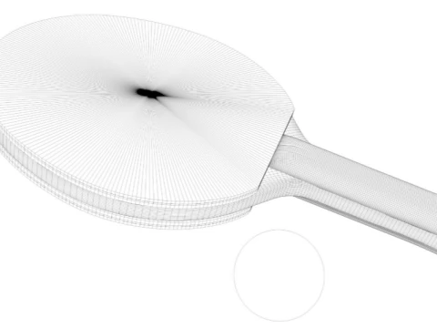 Table Tennis Paddles 3D Model
