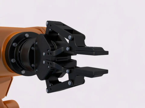 Mechanical robot arm Kuka 3D Model