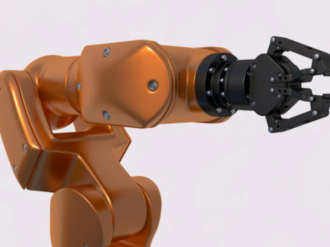 Mechanical robot arm Kuka 3D Model