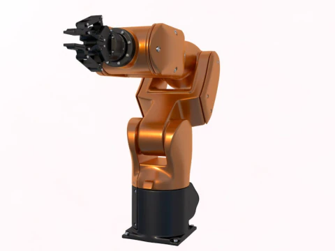 Mechanical robot arm Kuka 3D Model