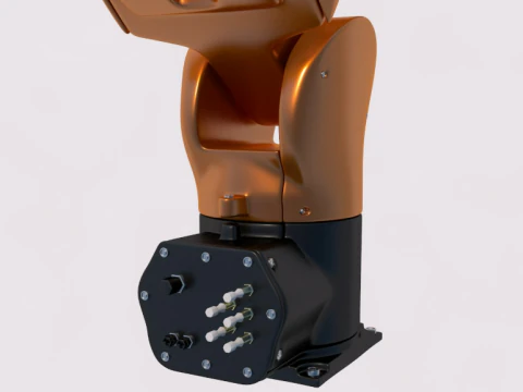 Mechanical robot arm Kuka 3D Model