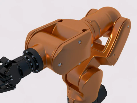 Mechanical robot arm Kuka 3D Model