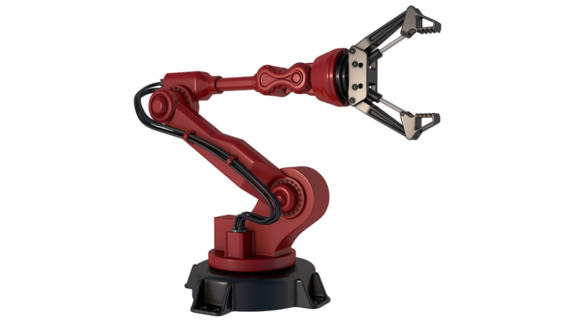 Industrial Robot Arm 3D मॉडल .c4d .max .obj .3ds .fbx .stl .blend 