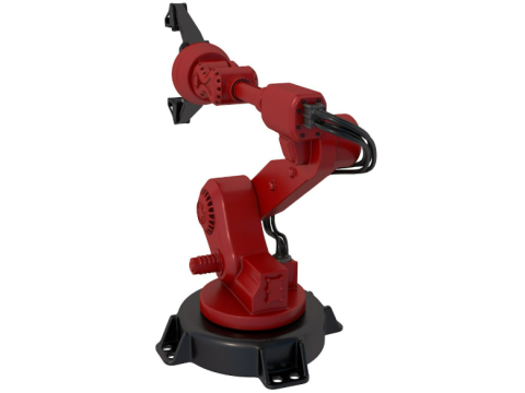 Industrial Robot Arm 3D मॉडल