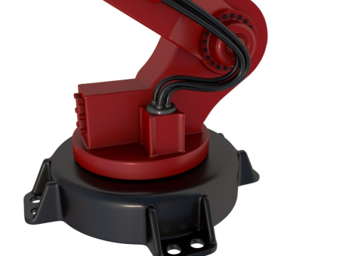 Industrial Robot Arm 3D मॉडल