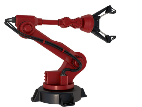 Industrial Robot Arm 3D मॉडल