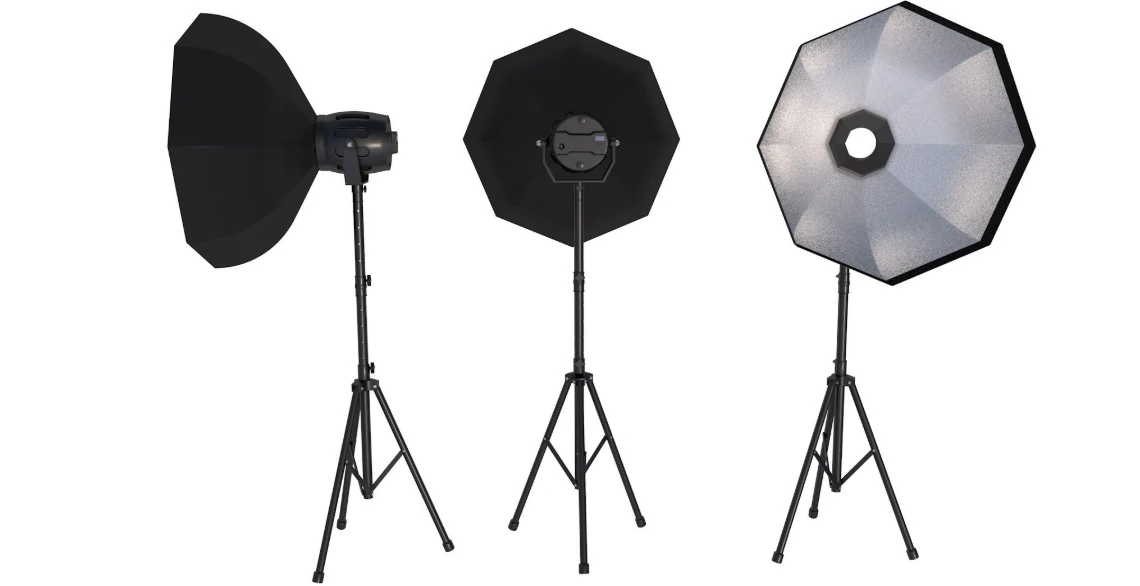 Photography Light 3D Model .c4d .max .obj .3ds .fbx .stl .blend 